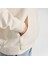 Classic Kadın Oversized Fit Krem Hoodie 5