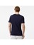 Erkek Lacivert Standart Fit Kısa Kollu Baskılı T-Shirt 2