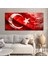 Yatay Saatli Yandan Vatan Temalı Cam Tablo YSYV028 1