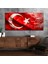 Yatay Saatli Yandan Vatan Temalı Cam Tablo YSYV028 2