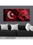 Yatay Saatli Yandan Vatan Temalı Cam Tablo YSYV029 3