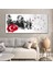 Yatay Saatli Yandan Vatan Temalı Cam Tablo YSYV026 1