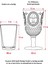 Akrilik Füme 6'lı Kadeh & Su Meşrubat Kahve Yanı Bardağı 450 ml ( Cam Değildir ) 4