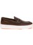 Erkek Kahverengi Deri Loafer Ayakkabı 50307255-VR029 4