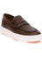 Erkek Kahverengi Deri Loafer Ayakkabı 50307255-VR029 5