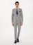 Erkek Açık Gri Slim Fit Yün Takım Elbise 50300485-VR001 1