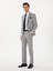 Erkek Açık Gri Slim Fit Yün Takım Elbise 50300485-VR001 4