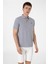Erkek Gri Melanj Tişört Basic 50306007-VR086 3