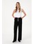 Kadın Siyah Pantolon (Kanvas-Chino) 50309118-VR046 1