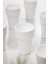 Akrilik Beyaz 6'Lı Uzun Bardak & Su Meşrubat Bardağı 400 Ml ( Cam Değildir ) 2