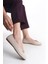 202 Bej Comfort Casual Kadın Babet 2