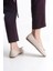 202 Bej Comfort Casual Kadın Babet 4