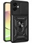 Samsung Galaxy A06 Kılıf Pars Lens Yüzüklü Silikon - Siyah Ynsmr 1