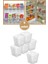 6 Adet Buzdolabı Kapak Raf Düzenleyici, Mutfak Banyo Çekmece Içi Mini Organizer Kutu 6’lu Set 1
