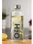 H2O Borosilikat Cam Matara Vakum Kapaklı Su Şişesi Suluk Gri 1000 ml 1
