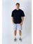 Bisiklet Yaka Oversize T-Shirt Siyah 1