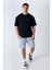 Bisiklet Yaka Oversize T-Shirt Siyah 3