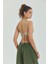 Bağcıklı Sırtı Açık Ayarlanabilir Crop Bluz 5