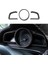 Mazda 3 Axela 2014-2018 Için Karbon Fiber Dashboard Iç Enstrüman Çerçeve Kapak Trim (Yurt Dışından) 2
