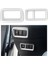 Araba Sis Lambası Anahtarı Far Anahtarı Düğme Kapağı Trim Etiket Toyota C-Hr Chr 2016-2020 Aksesuarları Lhd, Gümüş (Yurt Dışından) 2