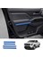 Toyota Tacoma 2024 Araba Iç Kapı Paneli Trim Şeridi Dekoratif Sticker Araba Iç Aksesuarları Mavi (Yurt Dışından) 2