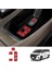 Toyota Alphard 40 Serisi Için El Freni Düğmesi Etiketi Alüminyum Vites Düğmesi Etiketi Üst Düzey Sürüm Kırmızı (Yurt Dışından) 2