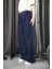 Beli Lastikli Kontrast Dikişli Jean 5