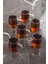 6'lı Borosilikat Isıya Dayanıklı Termısıl Cam Kupa Bardak (6 x 200 Ml) 1