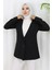 Kadın Ceket Siyah 6146 3