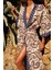Regular Fit Kuşaklı Etnik Desenli Pamuklu Kimono-Fall in Love D0456AX25SP 2