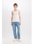 %100 Pamuk Fit Dar Kesim Bisiklet Yaka Ribana Atlet E0446AX25SM 3