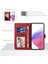 Xiaomi Poco F7 Pro Cüzdan Kılıfı - Şok Emici Kart Yuvası, Manyetik Kapak ve Rfıd Bloklama Hırsızlık Önleyici-Kırmızı (Yurt Dışından) 4