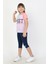 Kız Çocuk Sweet Baskılı Reglan Kol Taytlı Takım - 23400 2