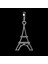 925 Ayar Gümüş Kolye Eiffel Kulesi SM4574 1