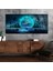 Yatay Saatli Ortadan Sanat Temalı Cam Tablo YSOS126 1