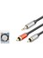 HDX1074 3.5mm To 2rca Kablo 2lıne Gold 3m Siyah 1