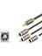 HDX1066 3.5mm To 3rca Kablo 2lıne Gold 5m Siyah 1