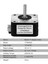 Nema 17 Step Motor Bipolar Step Motor Ekstruder 3D Yazıcı Için 4.1V 1A 13 Ncm (18.4oz.ın) 1m Kablo ile 4 Uç (Yurt Dışından) 4