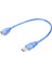 Kısa USB 2.0 A Dişi - Erkeğe Uzatma Kablosu (Yurt Dışından) 2