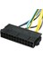 Atx Psu Güç Kablosu 24P - 6p Hp Z220 Z230 Sff Anakart Sunucu Iş Istasyonu Siyah (Yurt Dışından) 3