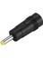 Sarı Uç 4.0x1.7 mm Erkek Fiş - 5.5x2.1mm Dişi Jak Dc Güç Konektörü Siyah (Yurt Dışından) 5