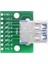 USB 3.0 Dişi Dip Pin Test Kartı USB 3.0 Dip Güç Adaptörü Devre Kartı Modülü USB 3.0 Adaptör Panosu Dönüştürücü (Yurt Dışından) 5