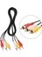 3rca 3rca 15 Metre Rca Ses ve Görüntü Kablosu | Av Bağlantı Kablosu | Tv DVD Projeksiyon Uyumlu 4
