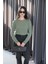 Naturel Yaka Oversize Ince Triko 1
