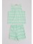 Unisex Çocuk Batik Desenli Havlu Alt Üst Takım - Yeşil (2-3 Yaş 7-8 Yaş) 2