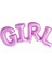 Folyo Balon Girl Yazısı Pembe 1