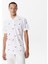 Erkek Beyaz Classic Fit Kısa Kollu Polo 3