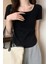 Siyah Basic Kısa Kollu Crop 1
