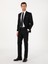 Erkek Siyah Slim Fit %100 Yün Klasik Takım Elbise 50306038-VR046 4