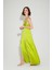 Saten Maxi Elbise 5